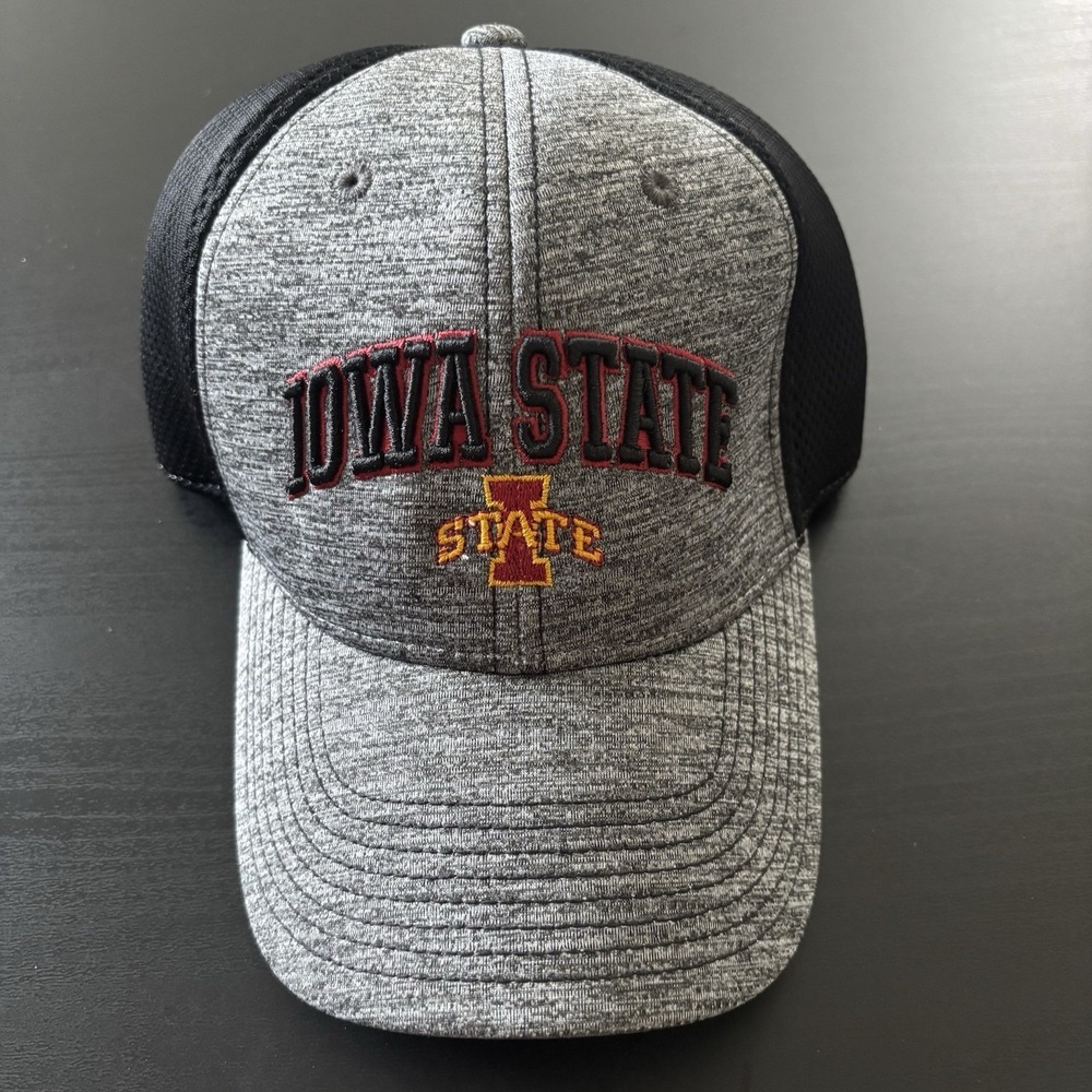 Iowa State Cyclones Flex‎ Fit Hat Legacy Hats Gray Black Small/Medium